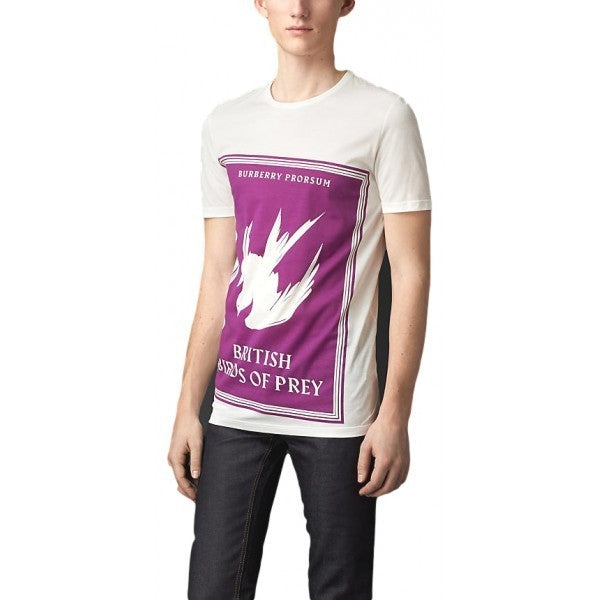 Burberry Men's Book Cover Print Cotton T-Shirt