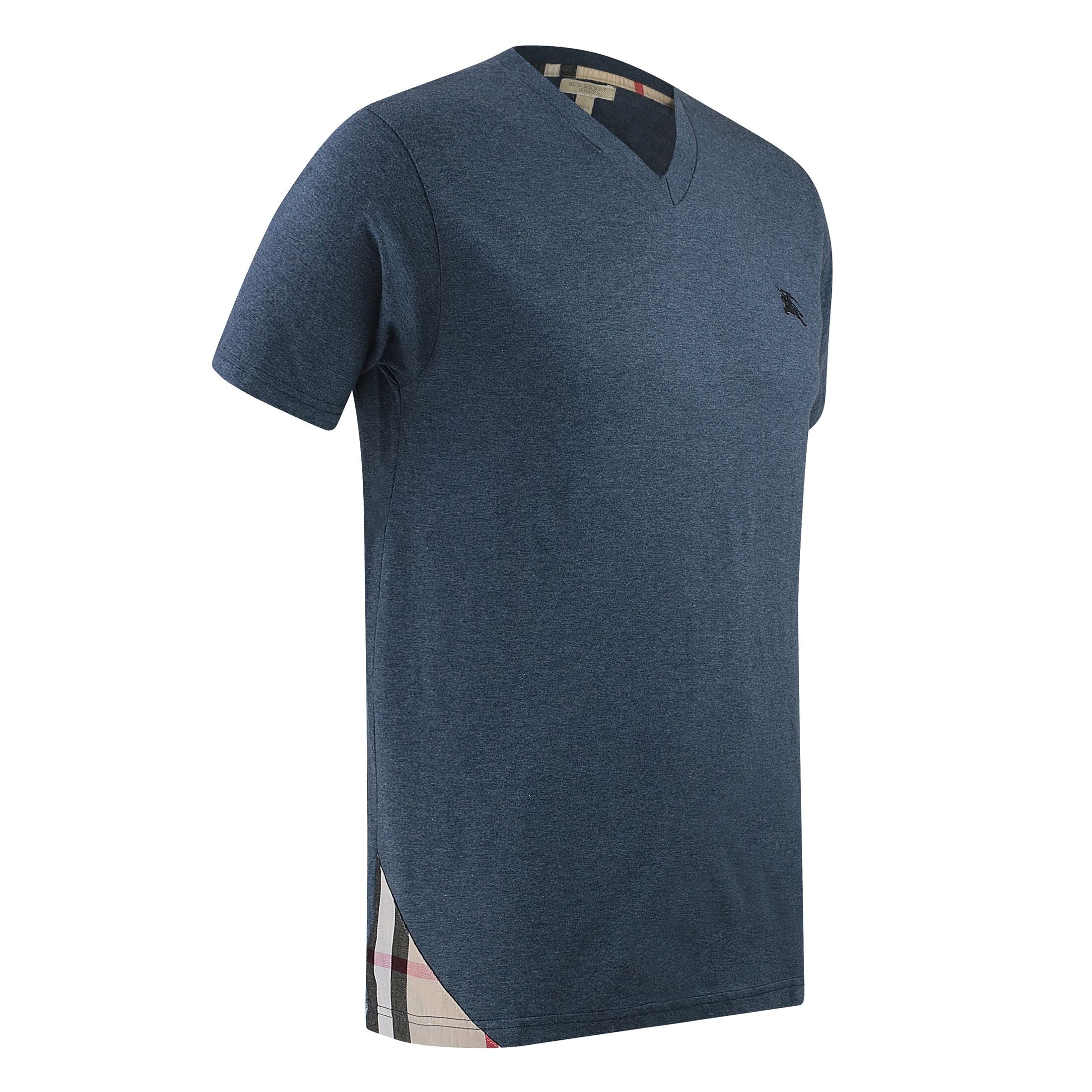 Burberry Brit Men's V Neck T- Shirt Heather Secondary image