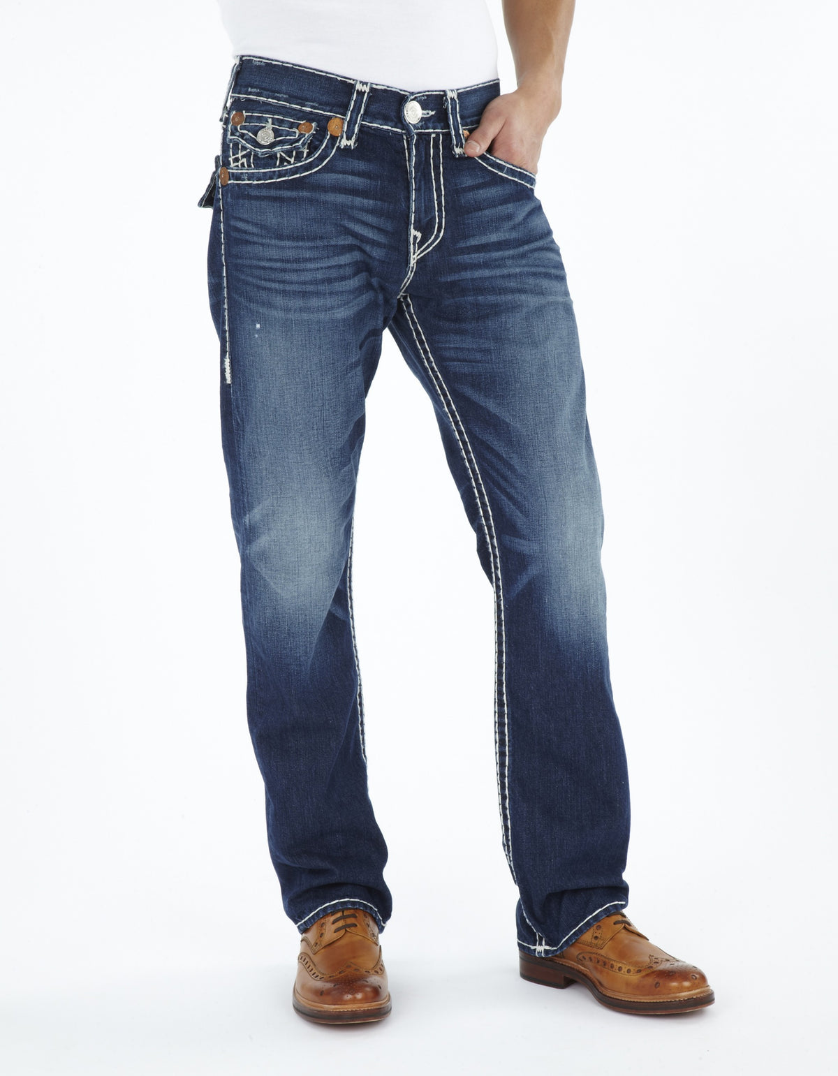 True Religion Ricky Super T Straight Leg Closeout Main image