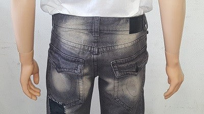 True Religion Patched Geno Slim-Straight Jeans Closeout