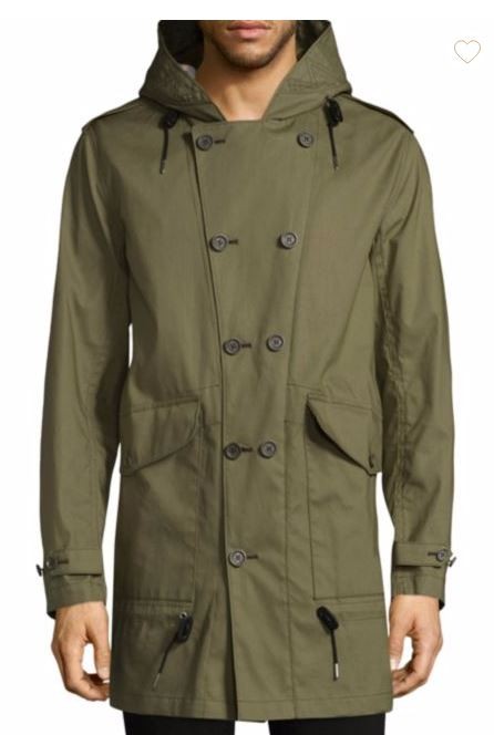 Burberry Elliot Bonded Cotton Parka