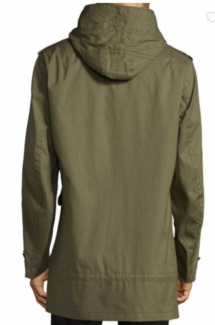 Burberry Elliot Bonded Cotton Parka