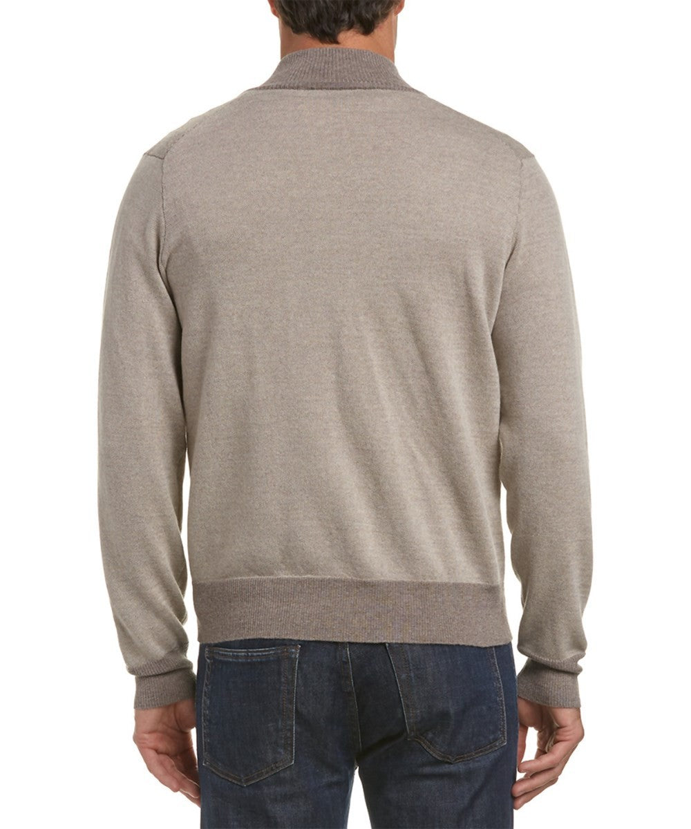 CANALI Canali Wool Mock-Neck Sweater