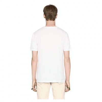 GUCCI Logo Men's Graphic T-Shirt -White