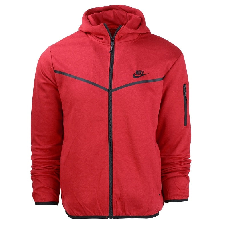 Nike Sportswear Tech Fleece Men's Hoodie & Pants 2 Pc Set Red Secondary image