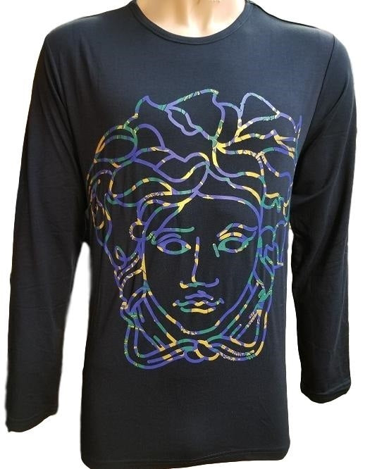Versace Mens Medusa T-Shirts Black