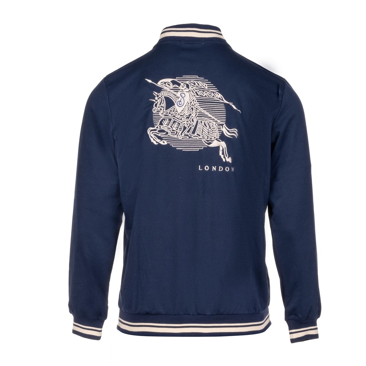Burberry London Men’s Embroidered Logo Track pants & Jacket Set Navy