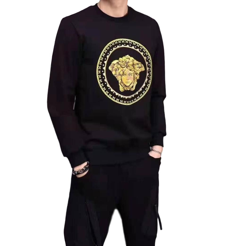 Versace Men's Medusa cotton sweatshirt