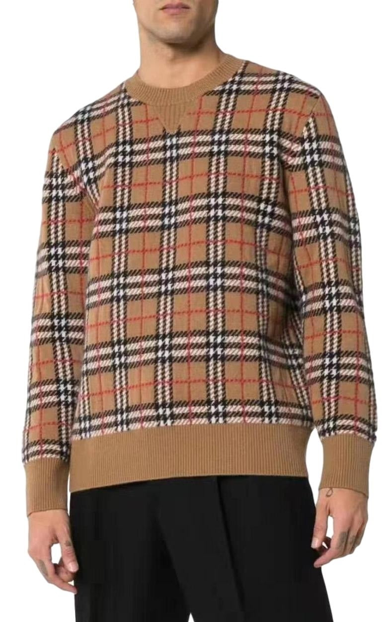 Burberry Check Jacquard Sweater Main image