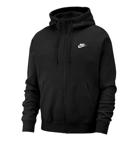 Nike Sportswear Club Fleece Men's Full Zip Hoodie & Pants Set Black