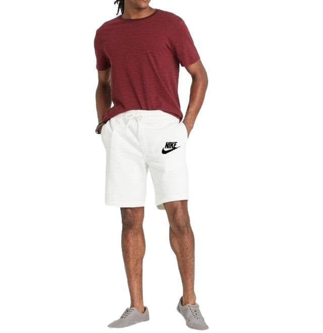 Nike Men's Club Fleece  Shorts White