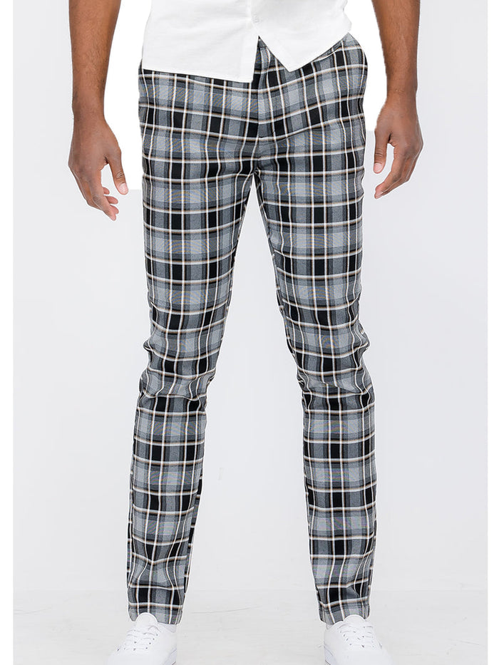 Plaid Trouser Pants