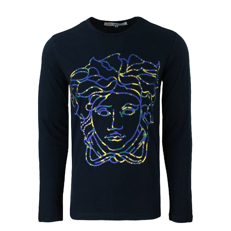 Versace Embellished Medusa Logo Long Sleeve T-Shirt Secondary image
