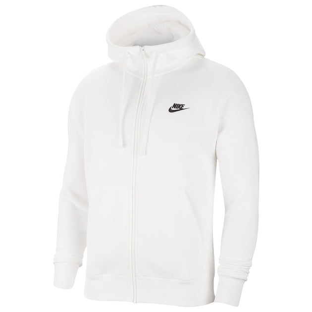 Nike Sportswear Club Fleece Men's Full Zip Hoodie & Pants Set White Secondary image