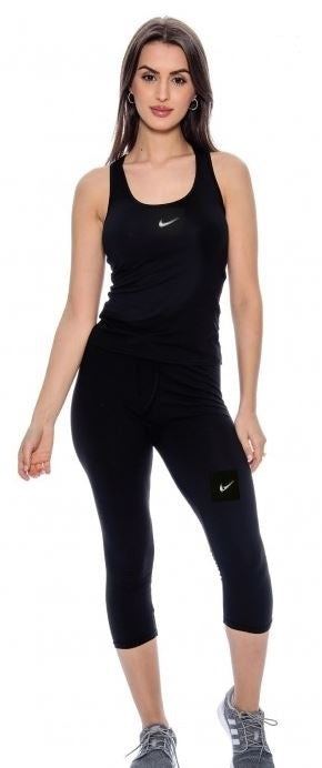 Nike dri fit Capri leggings &Tanktop Set Black