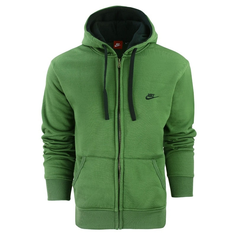 Nike Sportswear Club Fleece Zip Hoodie & Pants Set Olive/Black