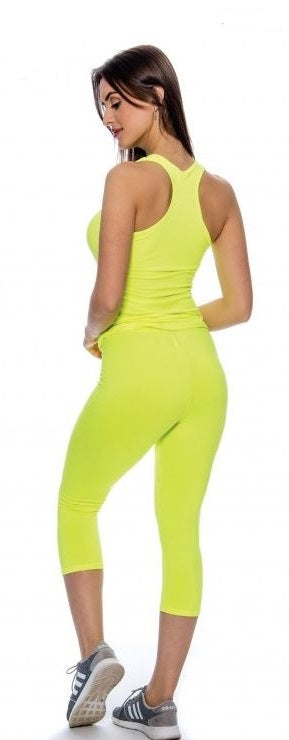 Nike dri fit Capri leggings &Tanktop Set Yellow