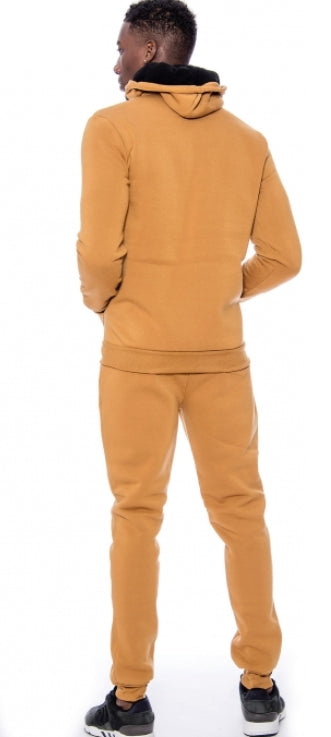 Nike Sportswear Club Fleece Zip Hoodie & Pants Set Timber