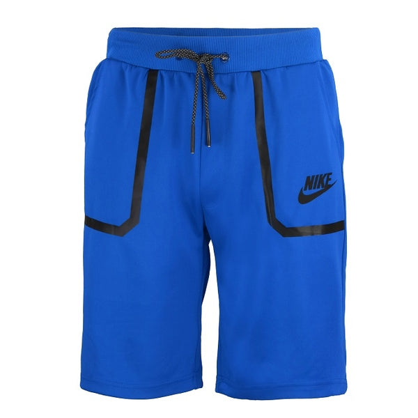 Nike Men's Tech Short-Sleeve Full Zip Hoodie & Short Set Royal Final Sale