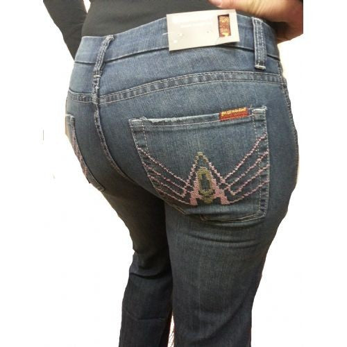 7  For  All Mankind Jeans Extreme A Pocket Crystals Secondary image