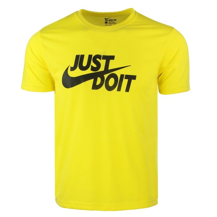 Nike Men's Just Do It Crewneck  Top & Short Set Yellow Secondary image