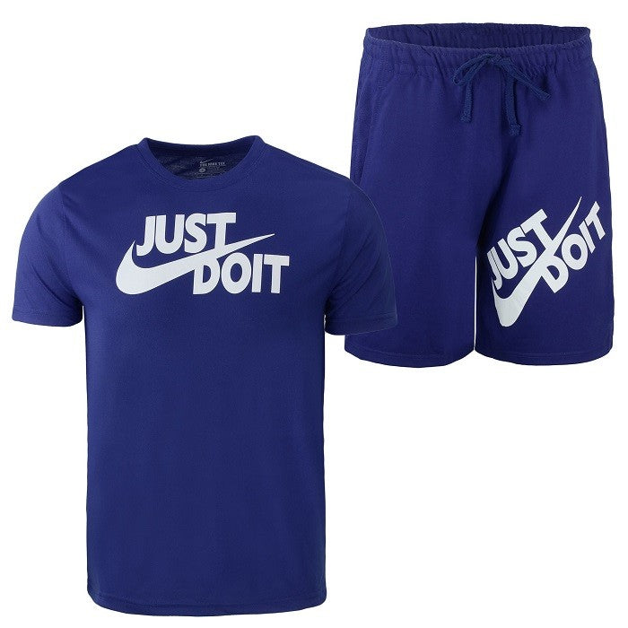 Nike Men's Just Do It Crewneck  Top  Short Set Main image