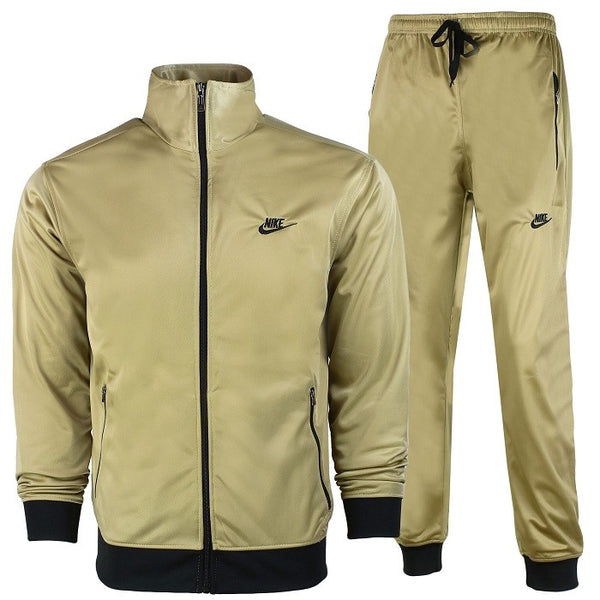 Nike Men's Knit  2 Piece Tracksuit  TAUPE