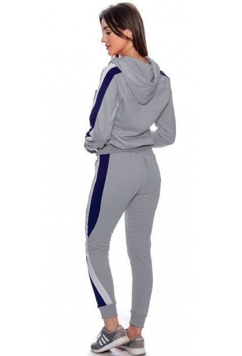 Nike Womens Essential Colorblock Full-Zip Tech Fleece Hoodie & Pants Set