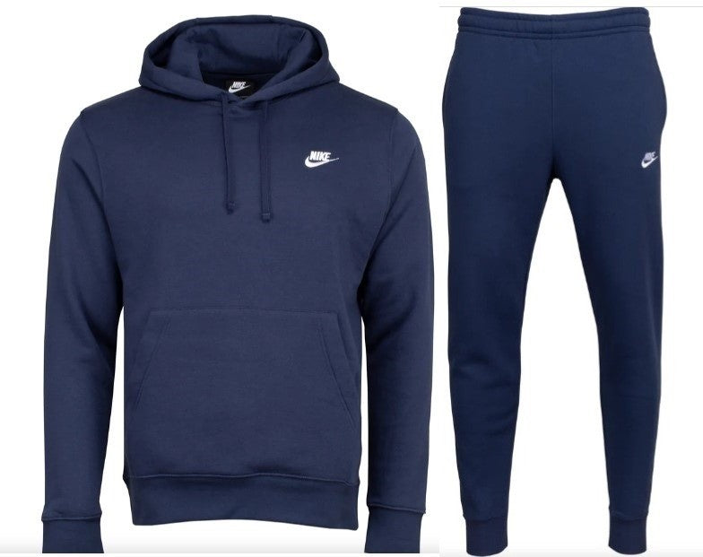 Nike Sportswear Club Fleece Men's Pullover Hoodie & Pants Set Navy Main image