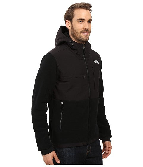 The North Face Men's Denali Fleece Hoodie Jacket Black Final Sale