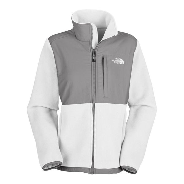 The North Face Denali Fleece Jacket - Women's TNF White/High Rise Grey