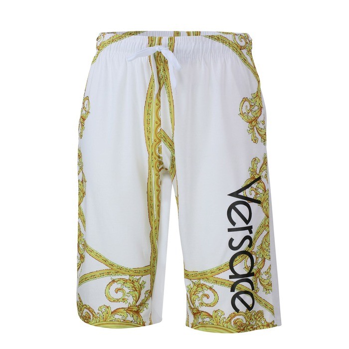 Versace Men's Polo Shirt & Short Set White