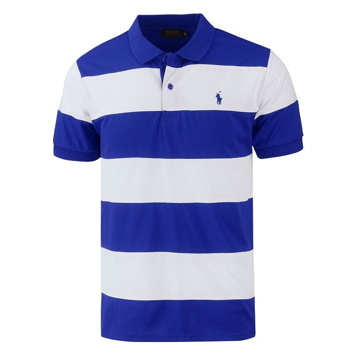 R.L Classic Fit Striped Jersey Polo Shirt