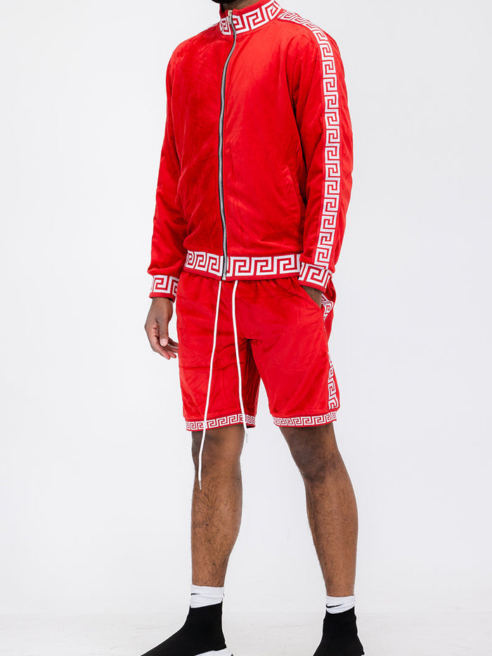 Status Velour Short Set