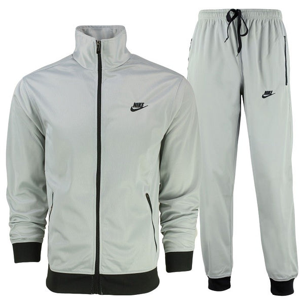 Nike Men's Knit 2 Piece Tracksuit Gray
