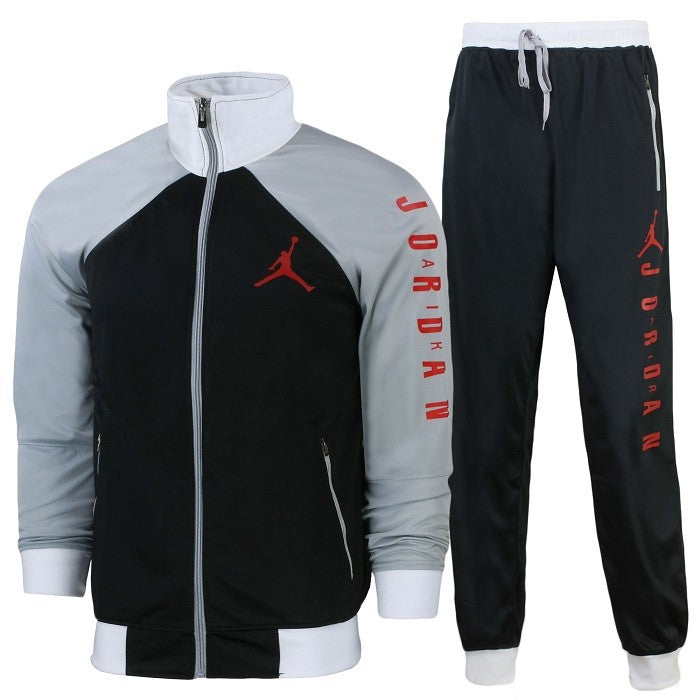 Nike Jordan Men's Cotton Zip Jacket & Pants Set Black Main image