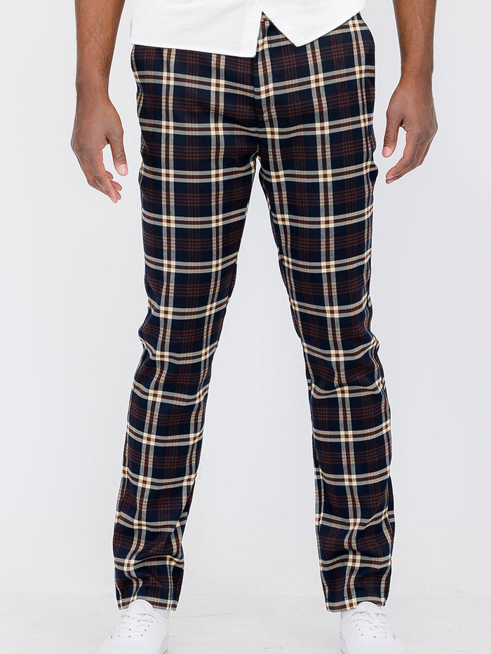 Plaid Trouser Pants