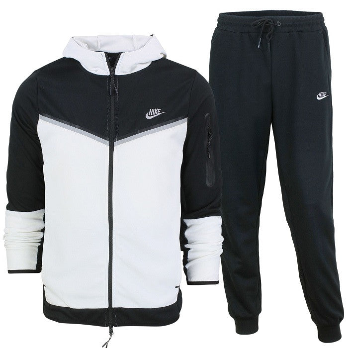Nike Men's Tech Fleece Windrunner Hoodie & Pants Black/White Main image