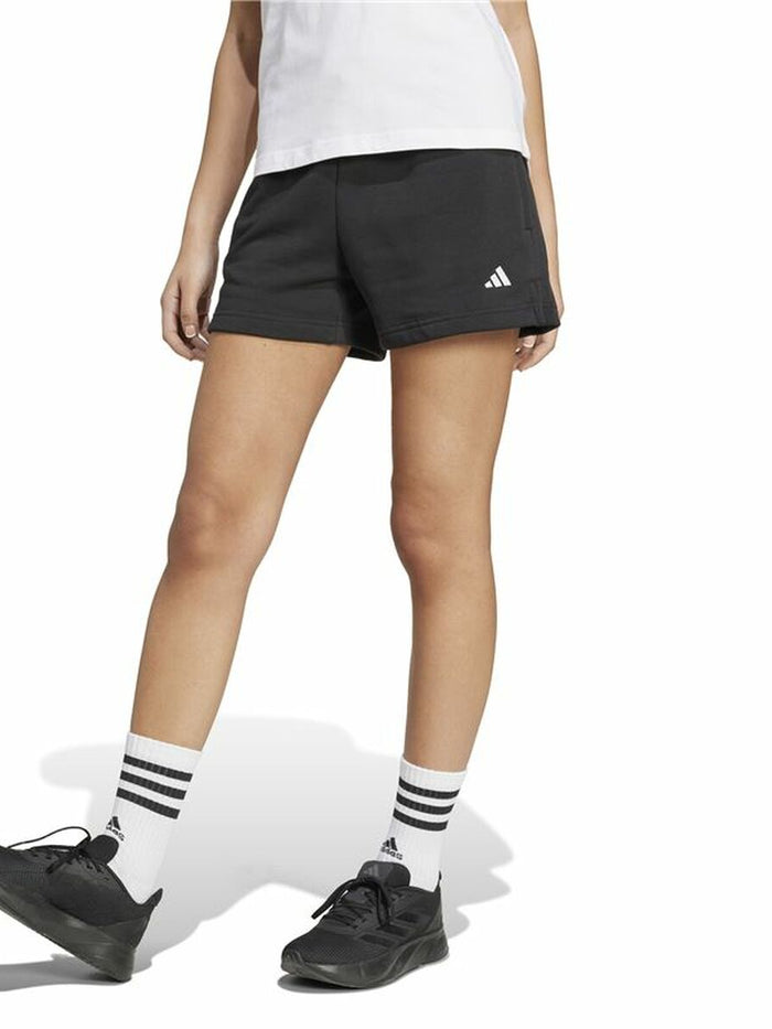 Sports Shorts Adidas Essentials Small Logo Fleece Shorts Black