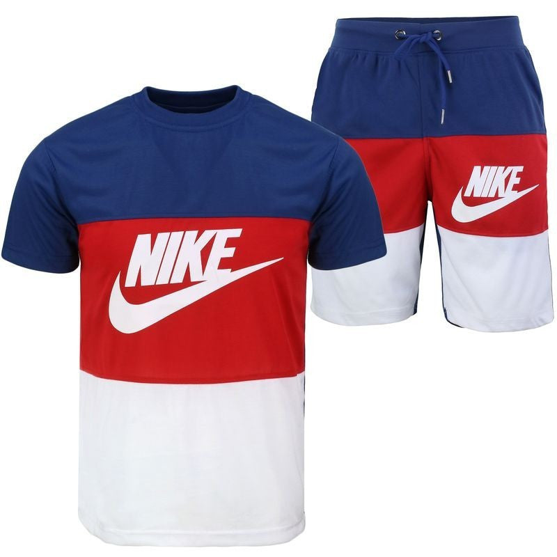 Nike Men's Colorblock Swoosh Top & Short Set