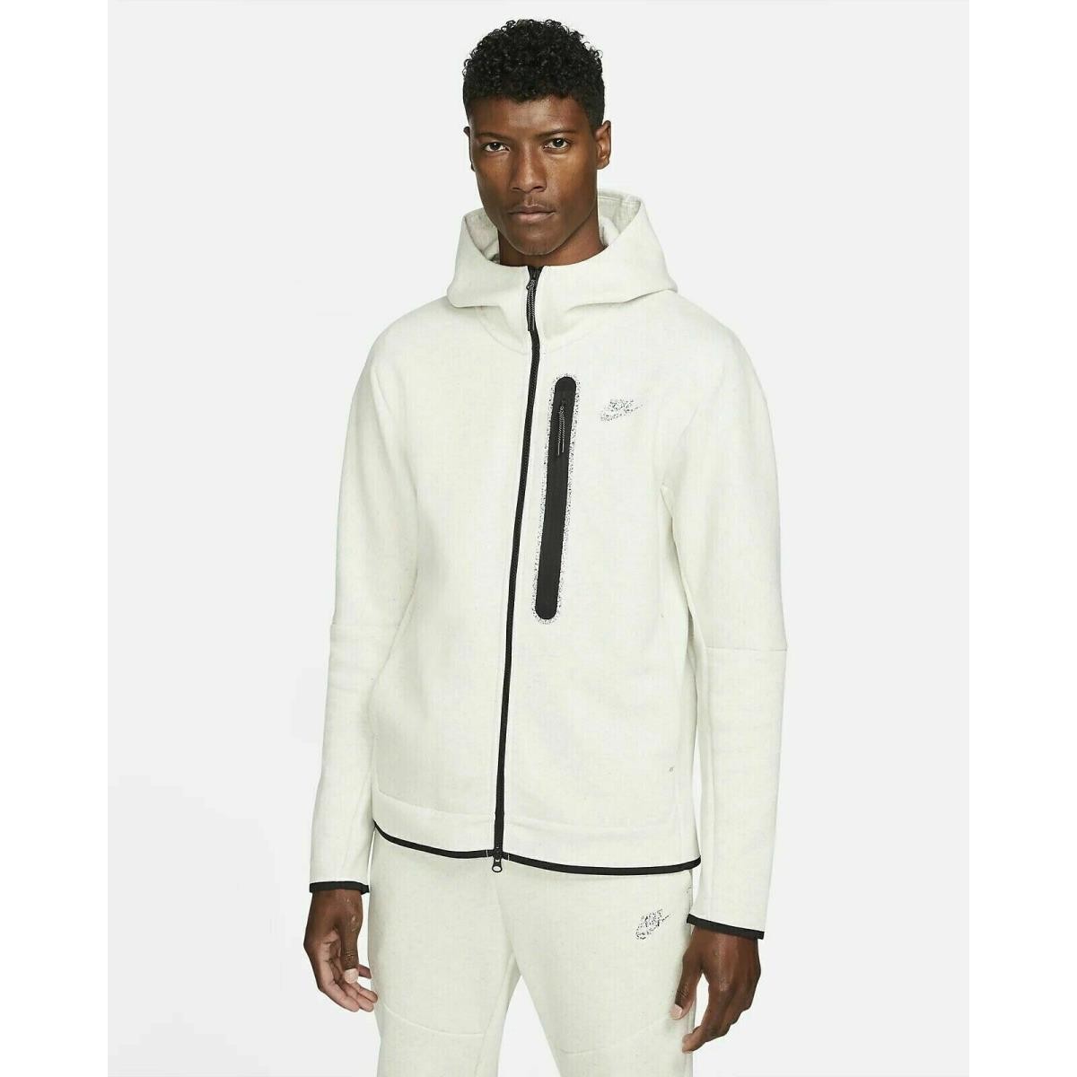 Nike Men's Tech Fleece Full-Zip Hoodie& Pants White Main image