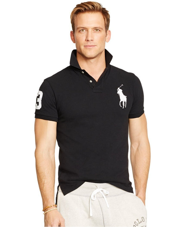 Polo Ralph Lauren Men's Custom-Fit Big Pony Mesh Polo Shirt