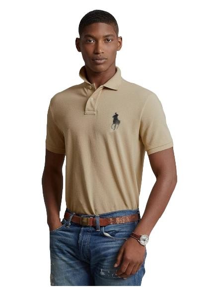 Polo Ralph Lauren Men's Custom-Fit Big Pony Mesh Polo Shirt