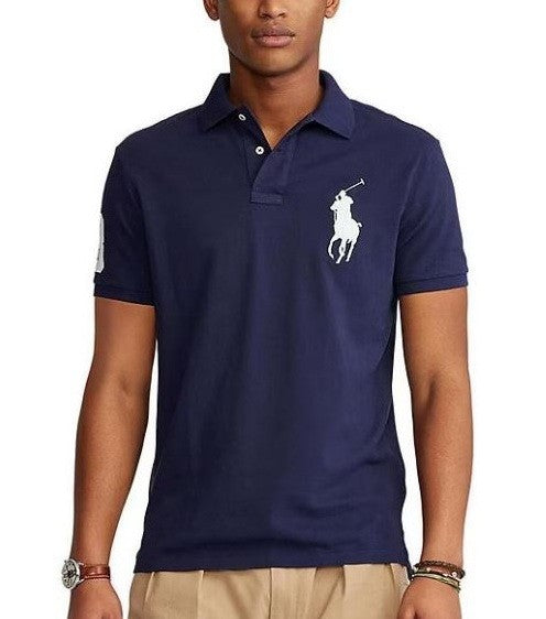Polo Ralph Lauren Men's Custom-Fit Big Pony Mesh Polo Shirt