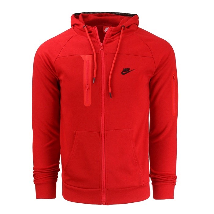 Nike Sportswear Tech Fleece Hoodie & Pants Men's Red Secondary image