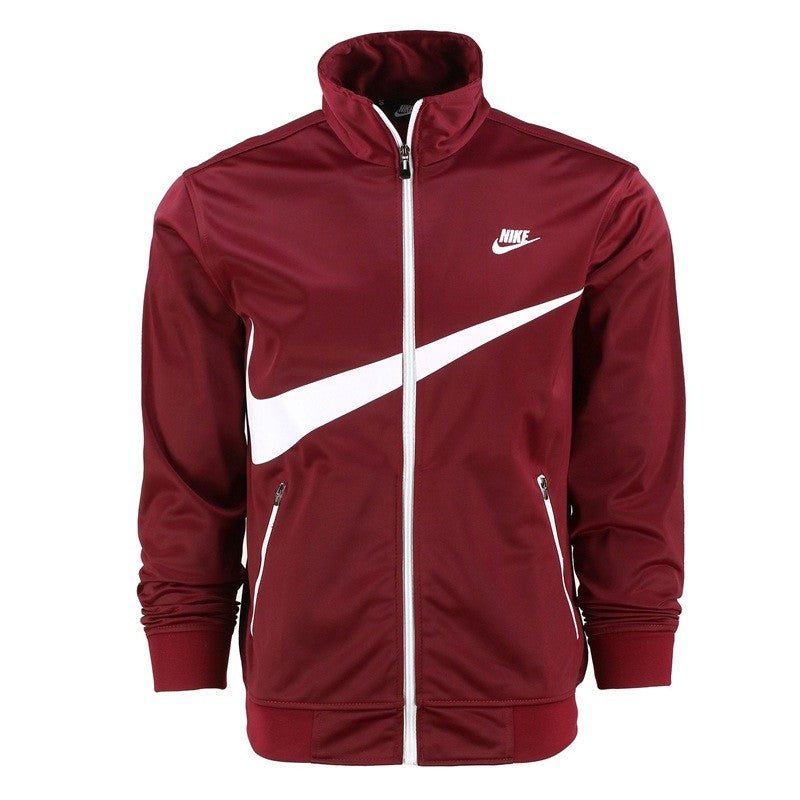 Nike Sportswear Swoosh  2 Piece Tracksuit Burgundy