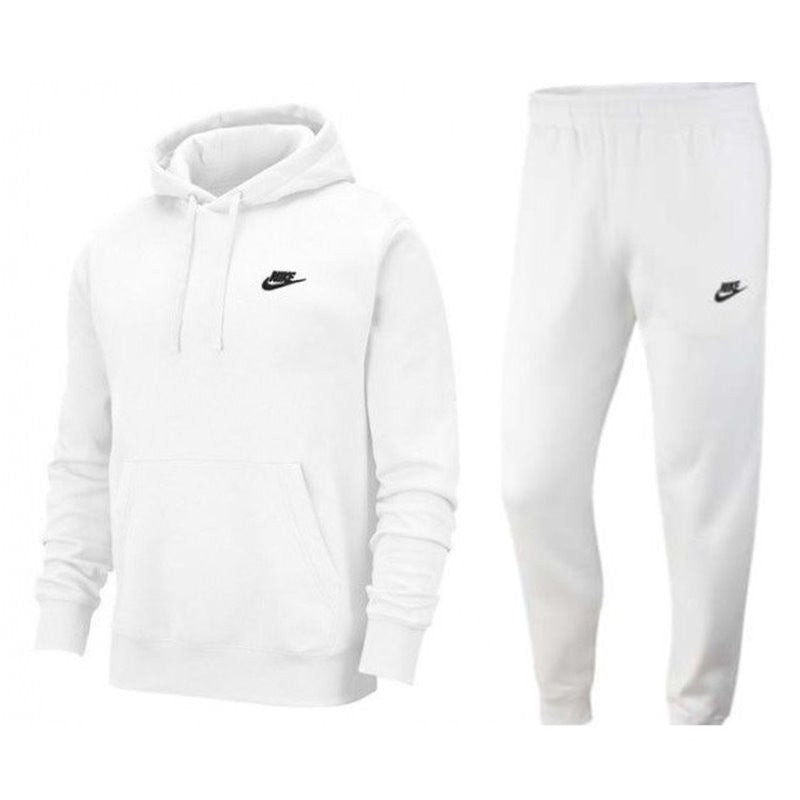 Nike Sportswear Club Fleece Men's Pullover Hoodie   Hoodie & Pants Set White Main image