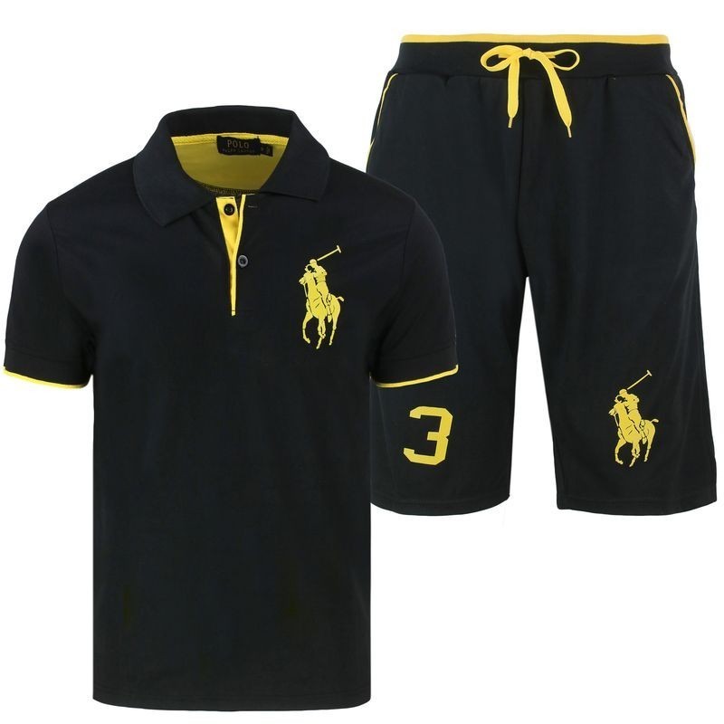 R.L Polo Men's Big Pony Short & Polo Shirt Final Sale