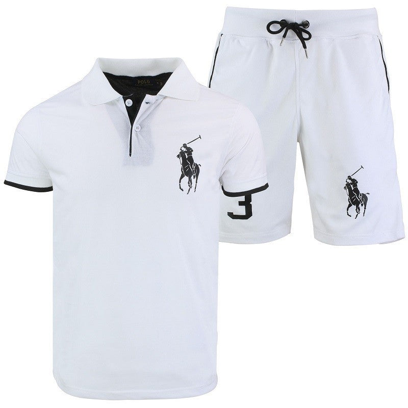 R.L Polo Men's Big Pony Short & Polo Shirt Final Sale