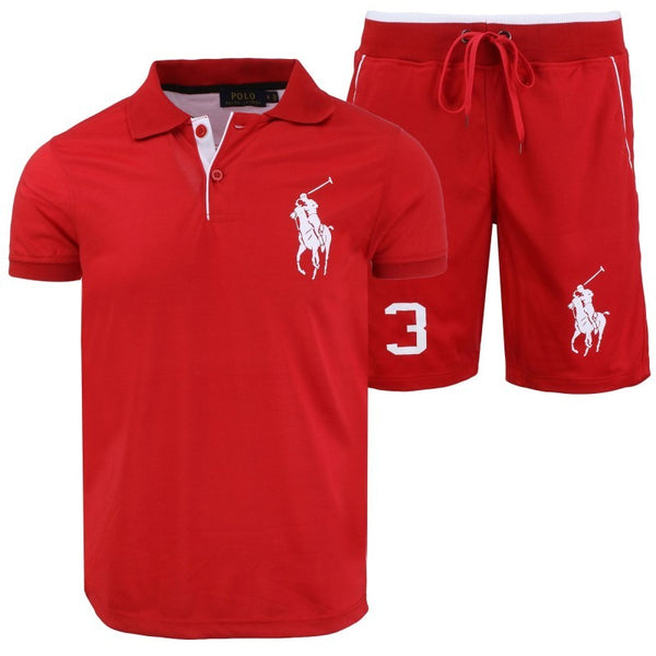 R.L Polo Men's Big Pony Short & Polo Shirt Final Sale